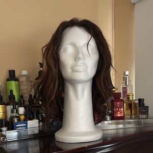 Brown Wavy Hair Wig